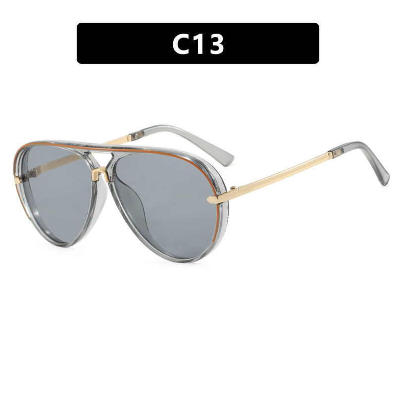 Women's fashion pilot sunglasses with elegant metal accents Bowlift