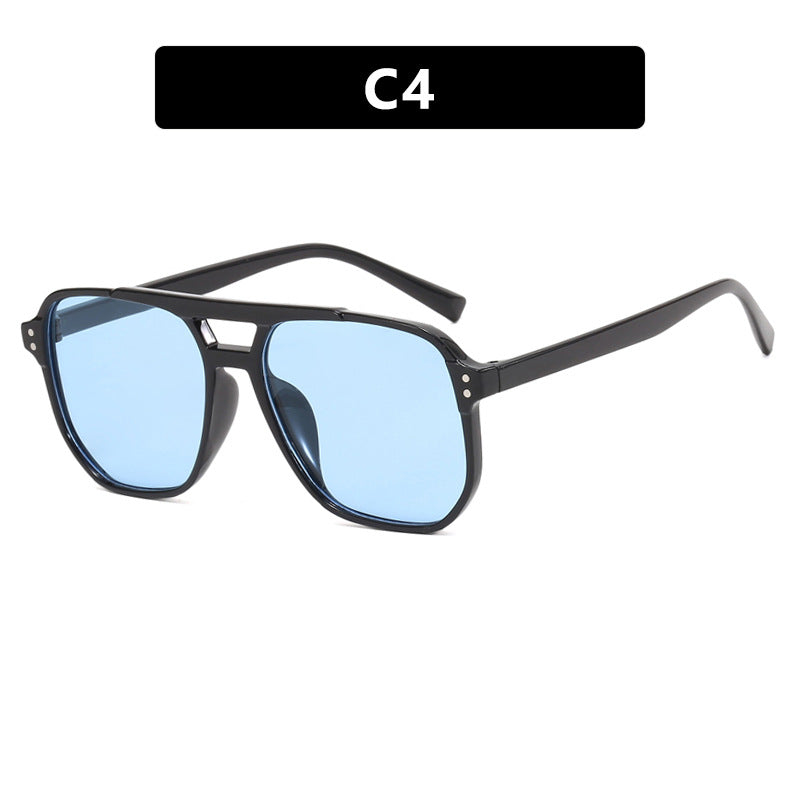 Women's oversized sunglasses with geometric design and UV protection Bowlift
