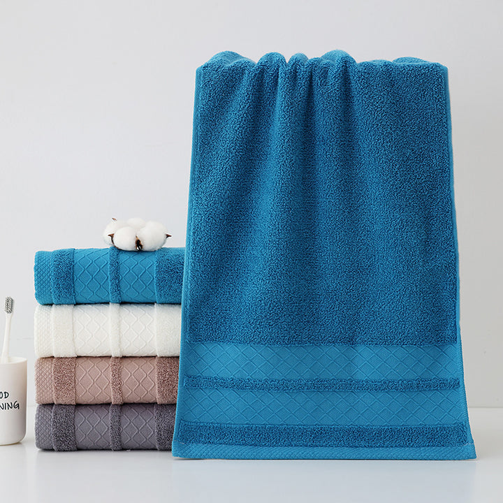 Elegant and Luxurious Terry Bath Towel with Fine Border Bowlift