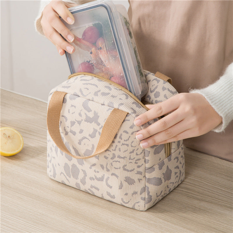 Insulated Lunch Box with Stylish Print Bowlift