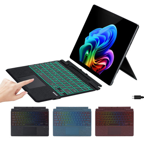 Ergonomic Wireless Keyboard with Integrated Touchpad Bowlift