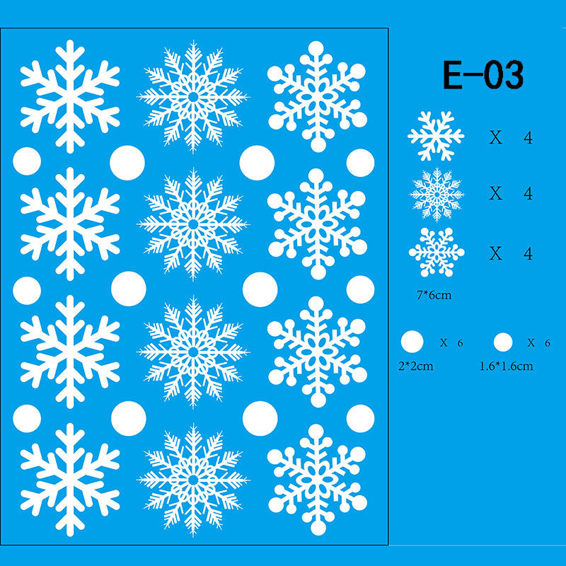 Festive Christmas Wall Decals Bowlift