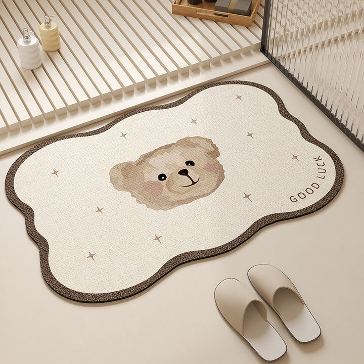 Playful Pet-Themed Absorbent Mat Bowlift