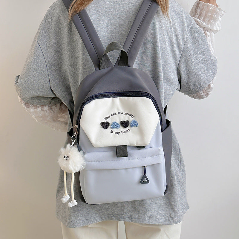 Casual Fabric Backpack Bowlift
