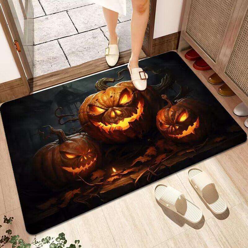 Halloween-Themed Decorative Area Mat Bowlift