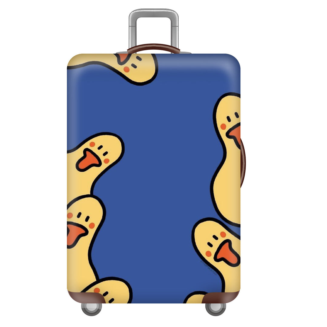 Women's Hard Shell Suitcase with Cheerful Bowlift Design