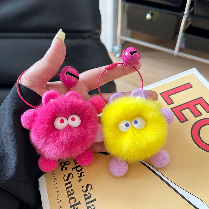 Cute Plush Monster Keychain Accessory Bowlift