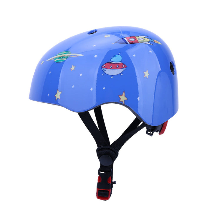 Children's Space-Themed Safety Helmet Bowlift