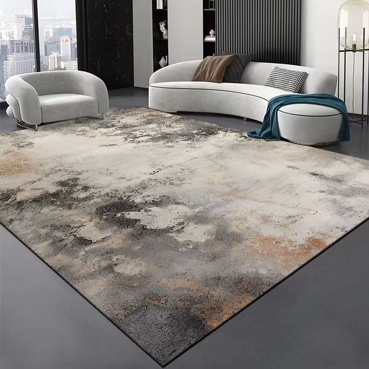 Contemporary Wave Pattern Area Rug Bowlift