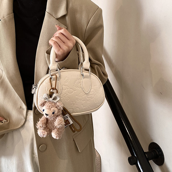 Chic Embossed Handbag Bowlift