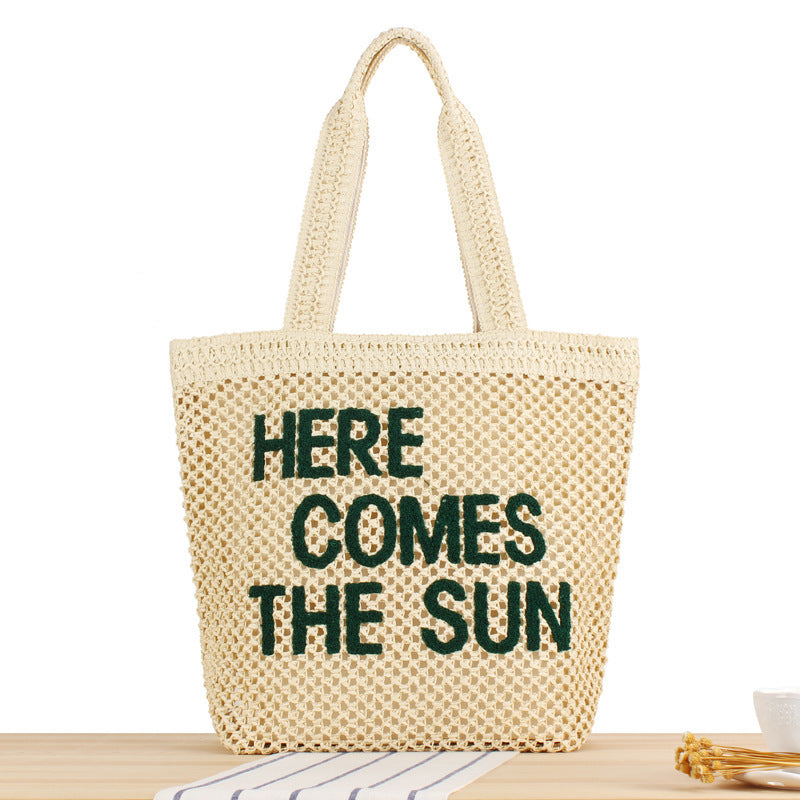 Shopping Bag Made of Natural Wicker Bowlift