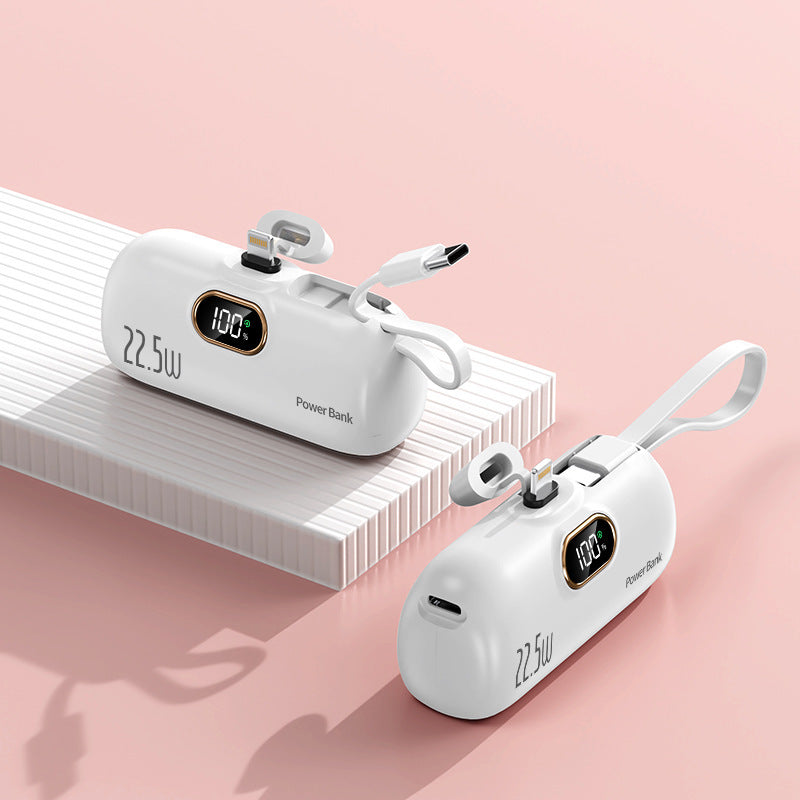 Portable power bank with fast charging technology and digital display Bowlift