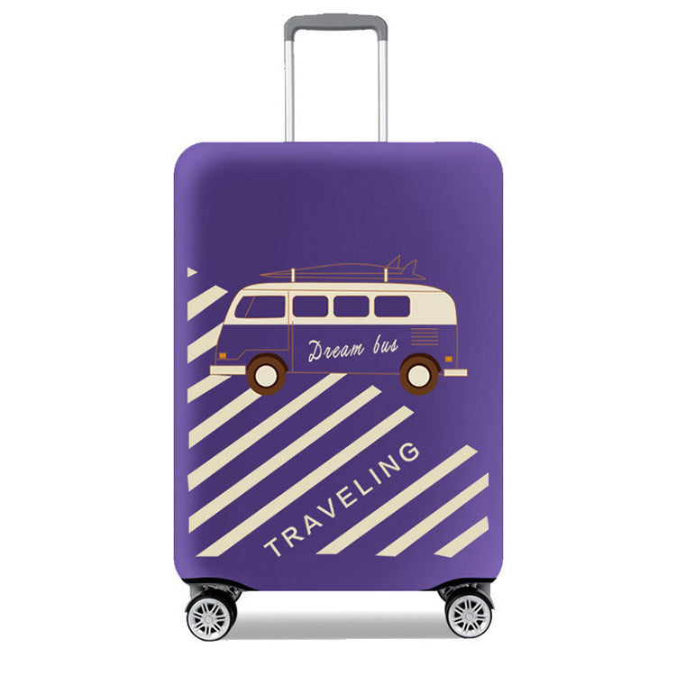Women's Hard Shell Suitcase with Modern Geometric Design Bowlift