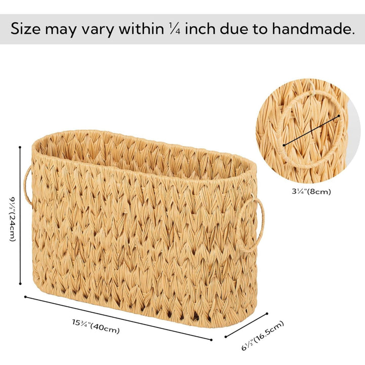 Handwoven Seagrass Storage Basket Bowlift