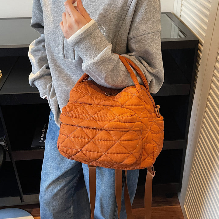 Shoulder bag with padded inner compartments Bowlift