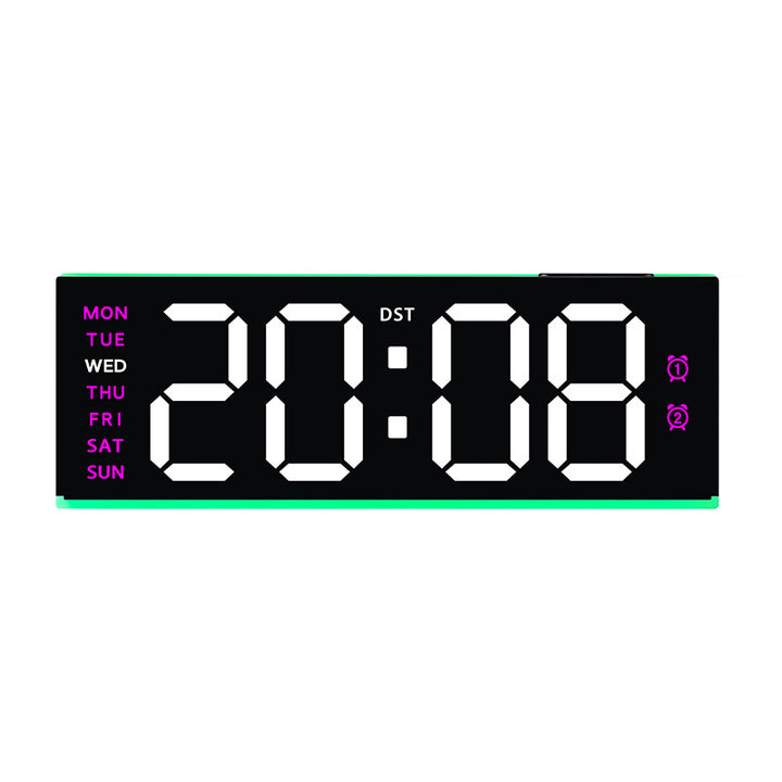 Digital Alarm Clock with Multifunctional Display Bowlift