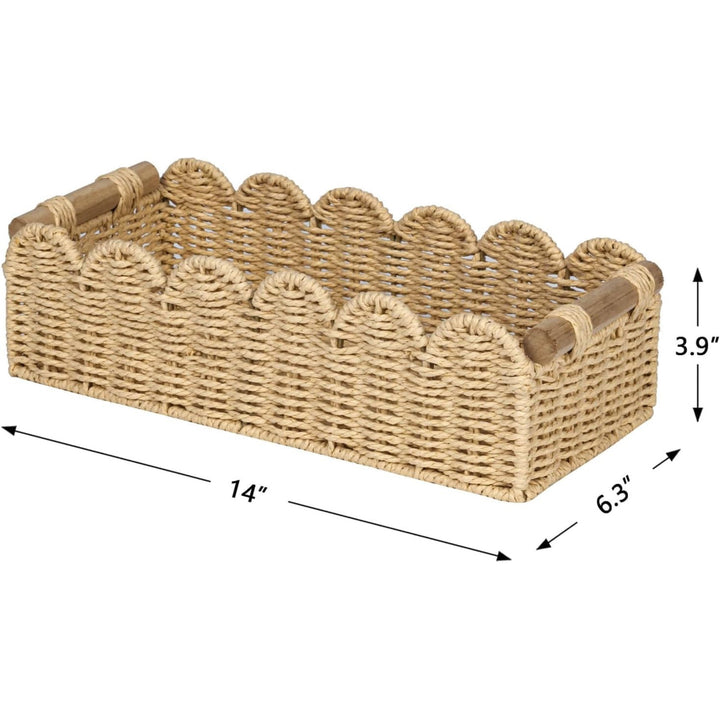 Woven Storage Caddy Basket Bowlift