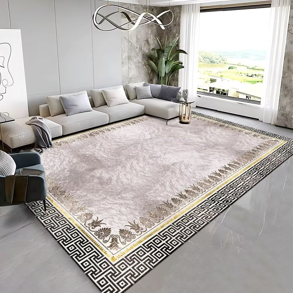 Luxurious Geometric Area Rug Bowlift