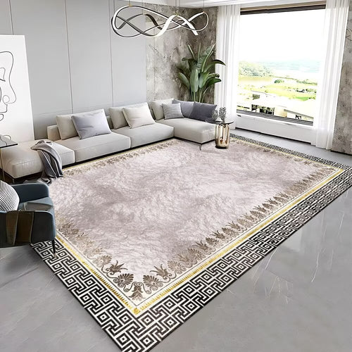 Luxurious Geometric Area Rug Bowlift