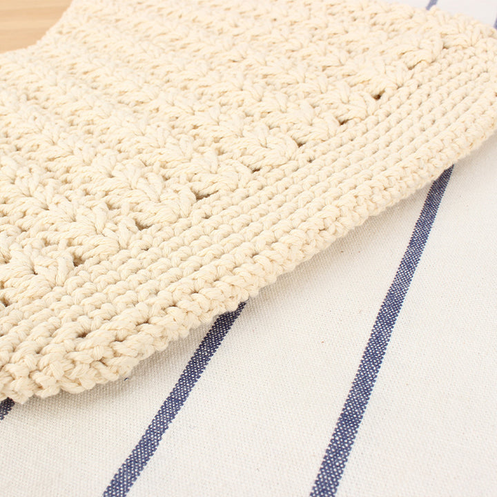 Macrame Tote Bag with Innovative Design Bowlift