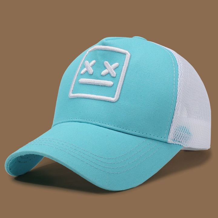 Women's Sporty Baseball Cap with Mesh Sides Bowlift