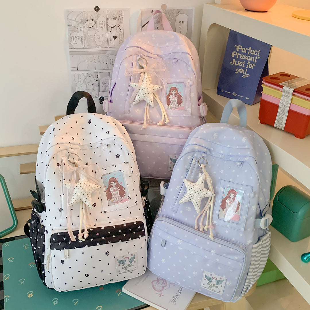 Cute Character-Themed School Backpack Bowlift