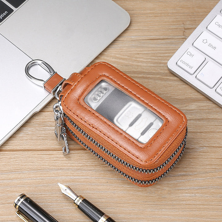 Compact Zippered Card Holder