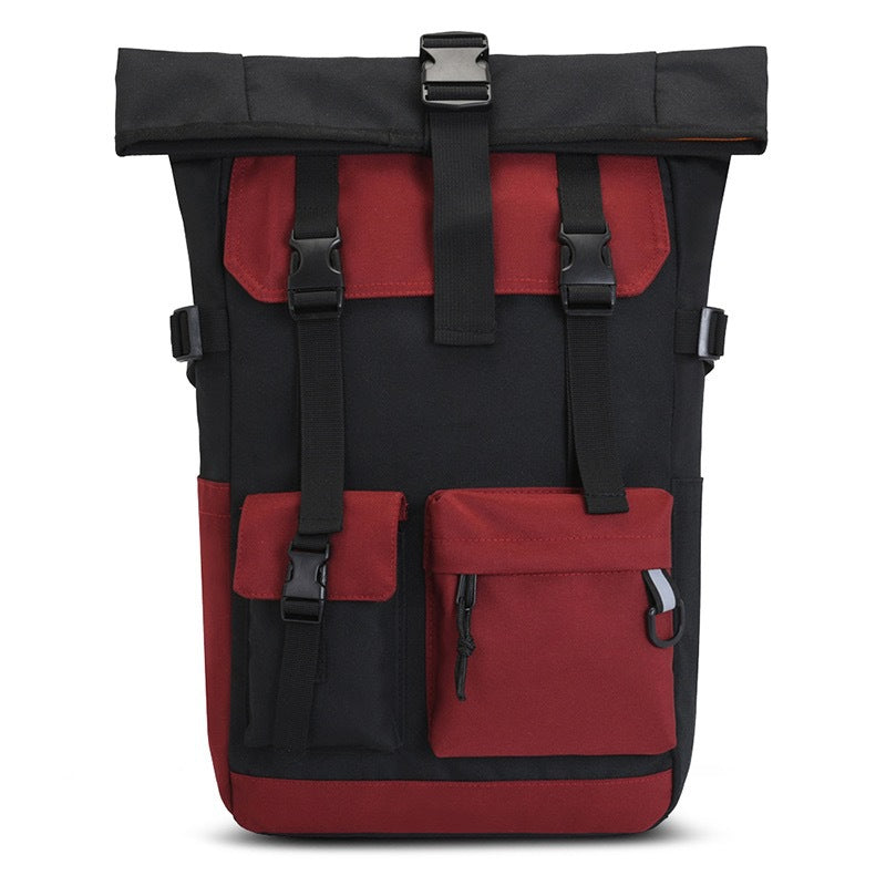 Modern rolltop backpack with multifunctional exterior pockets Bowlift
