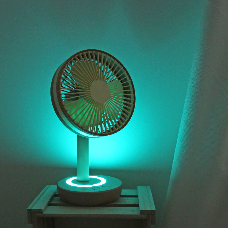 Women Portable USB Fan with Flower Pattern Bowlift