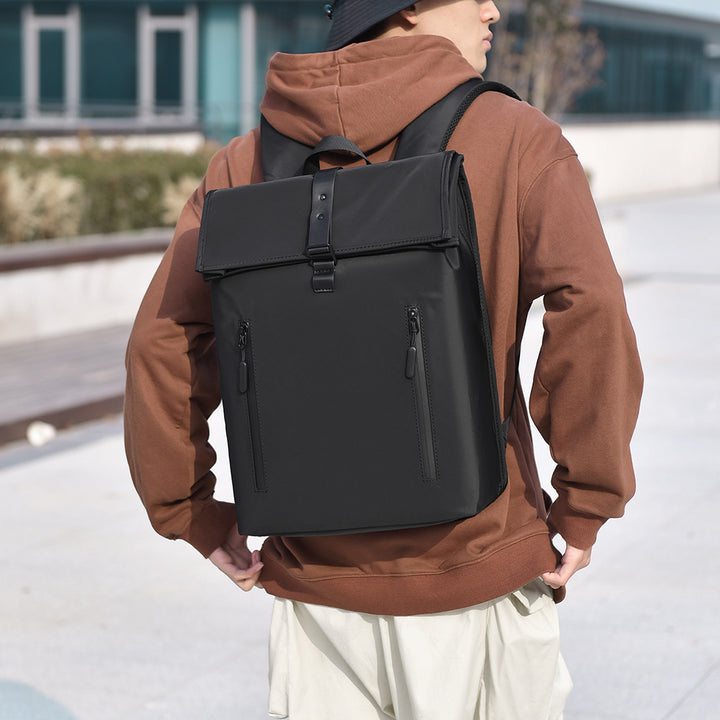 Stylish Waterproof Roll-Top Backpack Bowlift