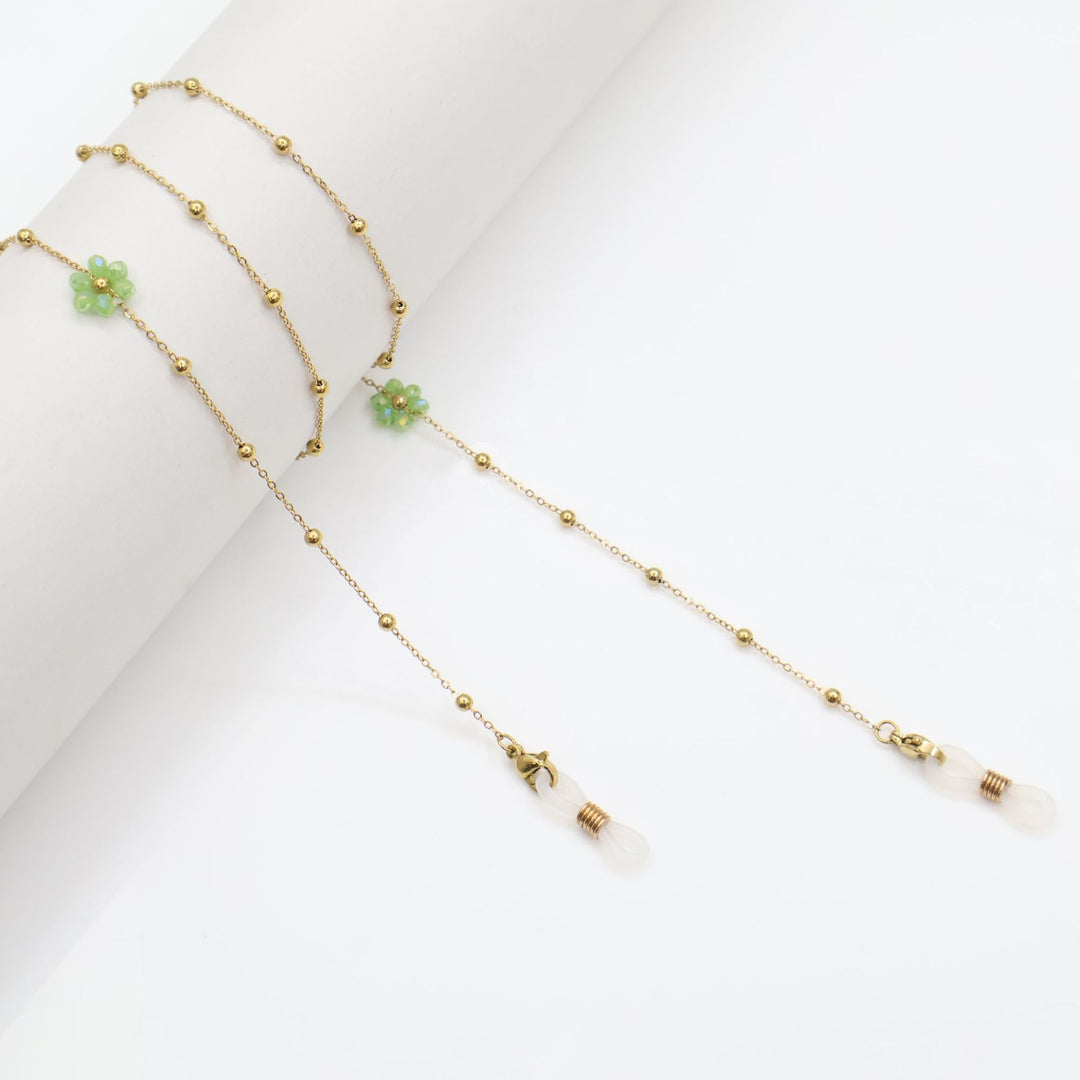 Floral Bead Eyewear Chain Bowlift