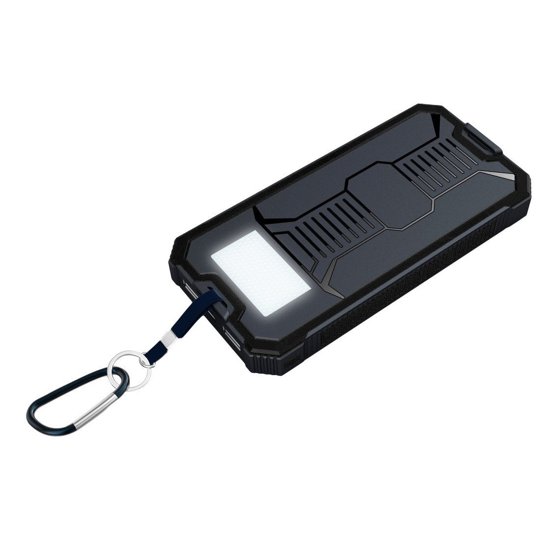 Robust and Portable Solar Power Bank with Integrated LED Lamp Bowlift