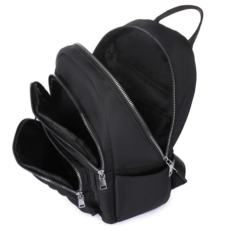 Compact Textured Backpack Bowlift