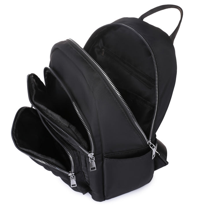 Compact Textured Backpack Bowlift
