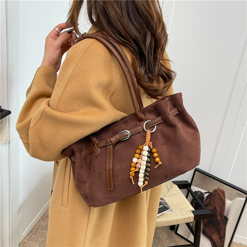 Suede Tote Bag Bowlift