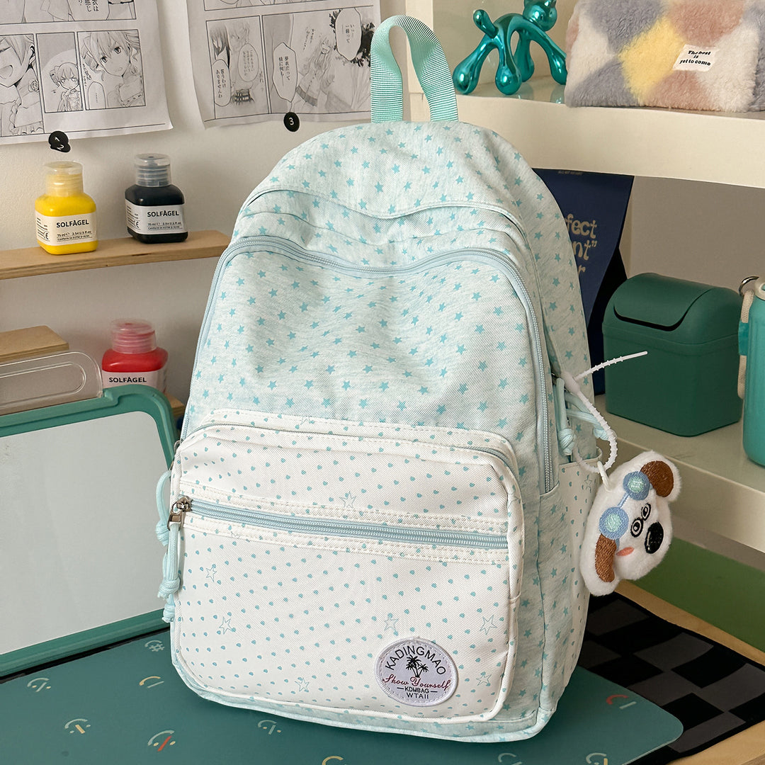 Cute Patterned School Backpack Bowlift