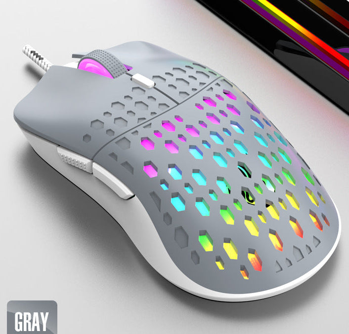Ultra-Lightweight Honeycomb Gaming Mouse Bowlift