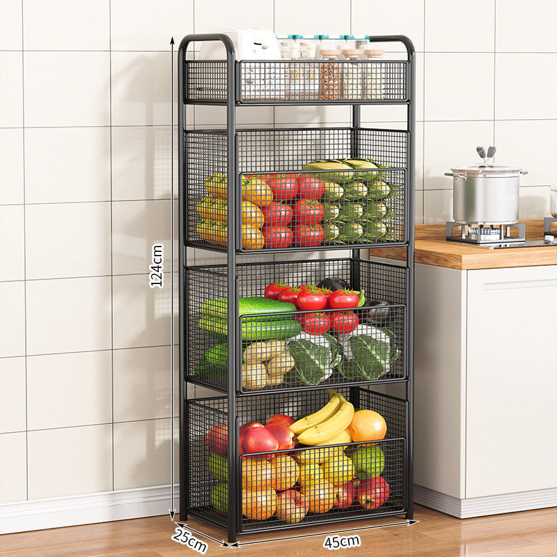 Rolling Kitchen Storage Rack Bowlift