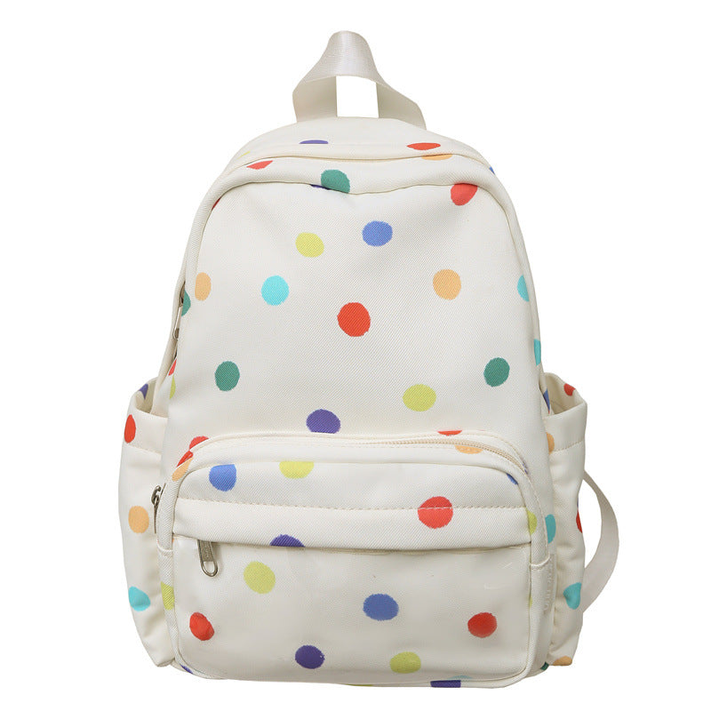 Star-Print Multi-Pocket Backpack Bowlift