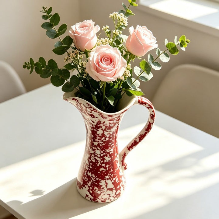 Decorative Floral Pitcher Bowlift