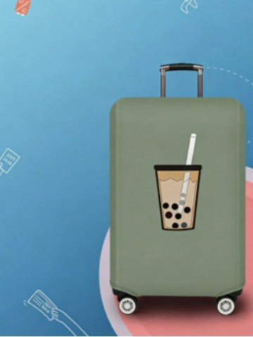 Unisex non-elastic Luggage protective cover with eye-catching design and water-repellent coating Bowlift