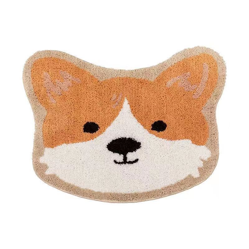Cute Dog-Themed Bath Mat Bowlift