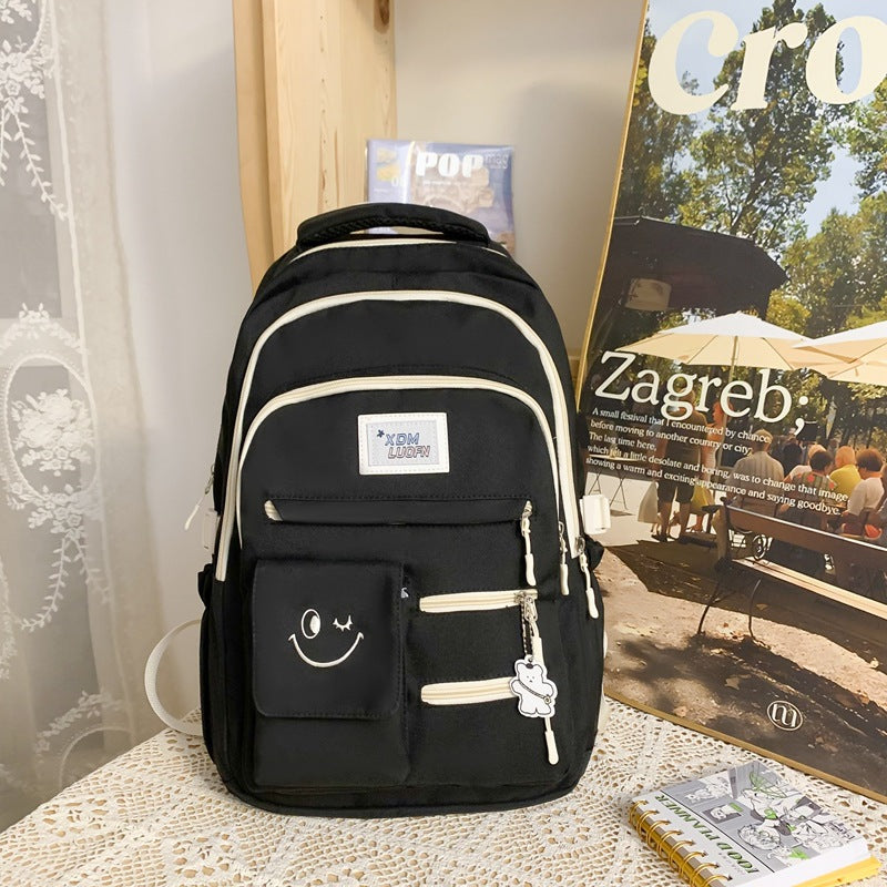 Multi-Pocket Casual Backpack Bowlift