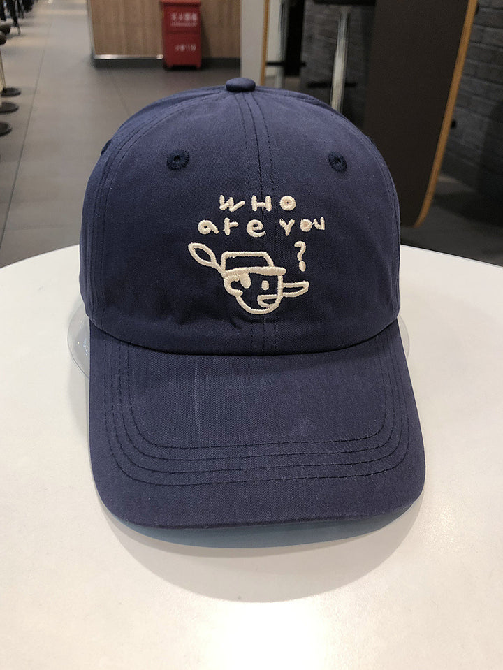 Men's Embroidered Character Casual Cap Bowlift