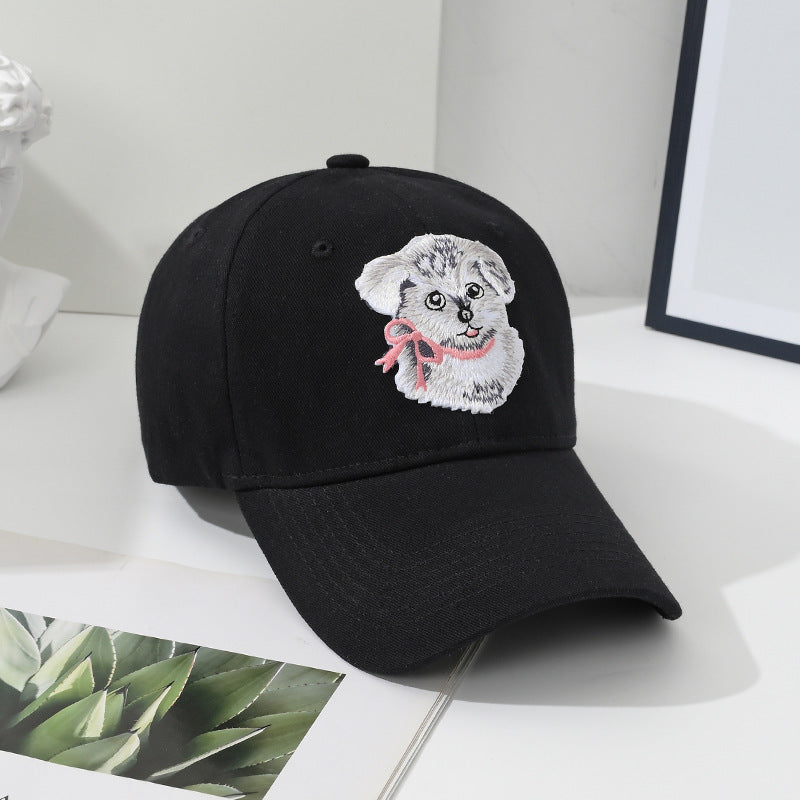 Women's Embroidered Animal Patch Baseball Cap Bowlift