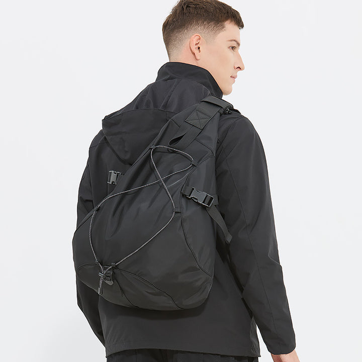 Sleek Ergonomic Sling Backpack Bowlift