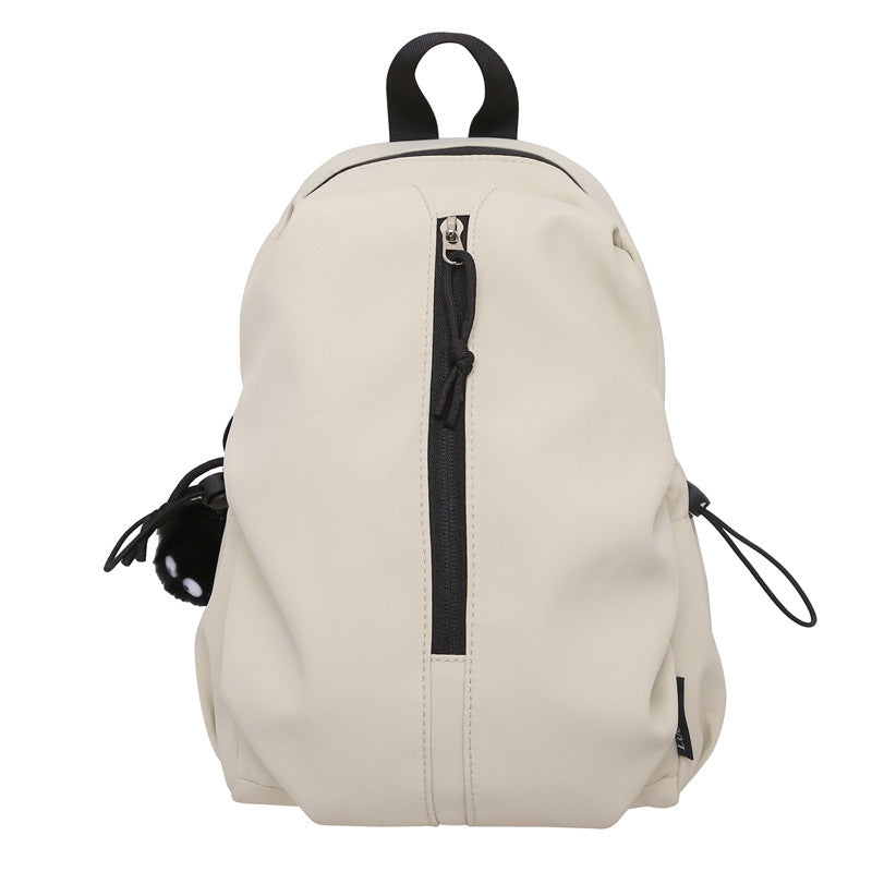 Backpack with Charming Animal Pendant and Innovative Storage Bowlift