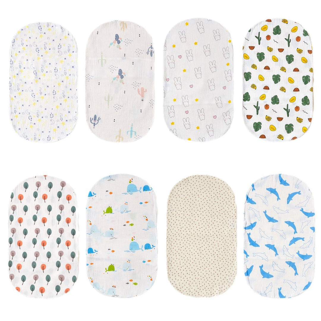 Cotton Muslin Crib Mattress Protector Bowlift