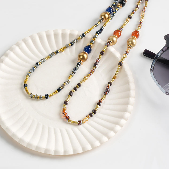 Beaded Eyewear Chain Bowlift