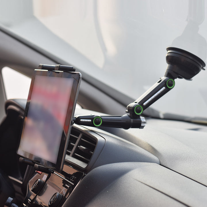 adjustable telescopic car windshield tablet holder with heavy duty suction mount Bowlift